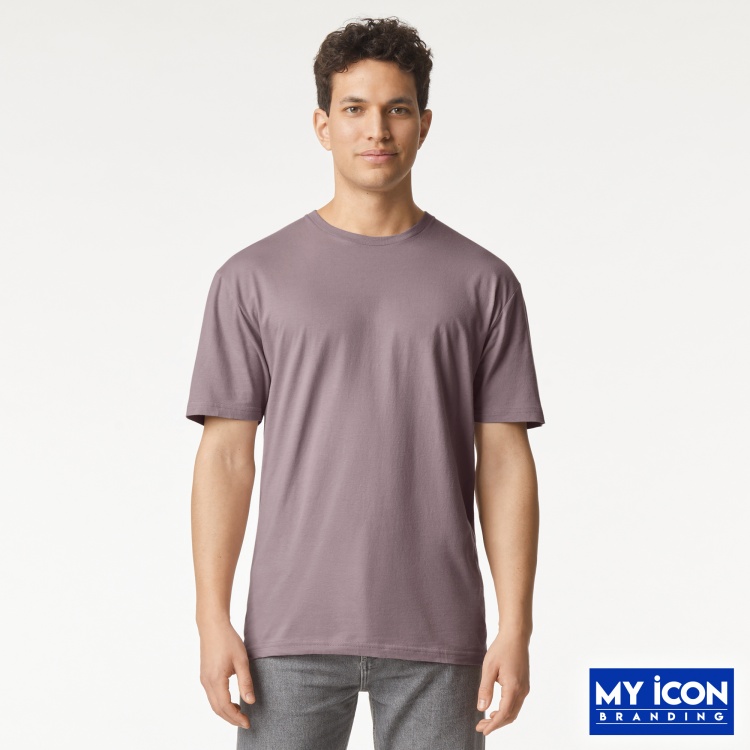 Mens Softstyle Cotton T-Shirts in Paragon Printed With Your Logo from My Icon Branding Colchester