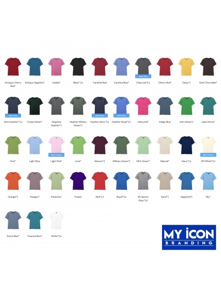 50 T-Shirts Deal, Colour Options, Spring and Summer Workwear Package Deals from My Icon Branding Colchester