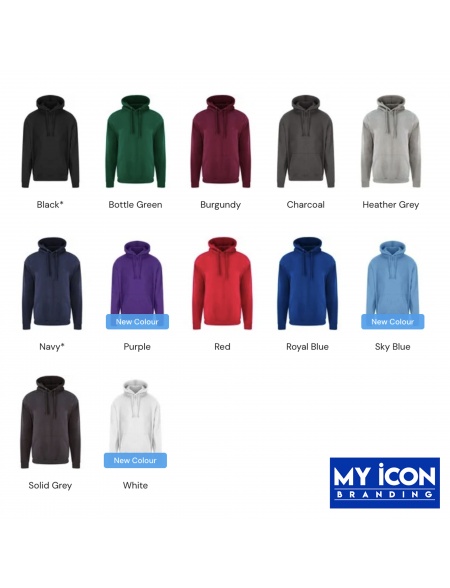 Pro RTX Hoodie colour options. Spring and Summer Workwear Package Deals from My Icon Branding Colchester