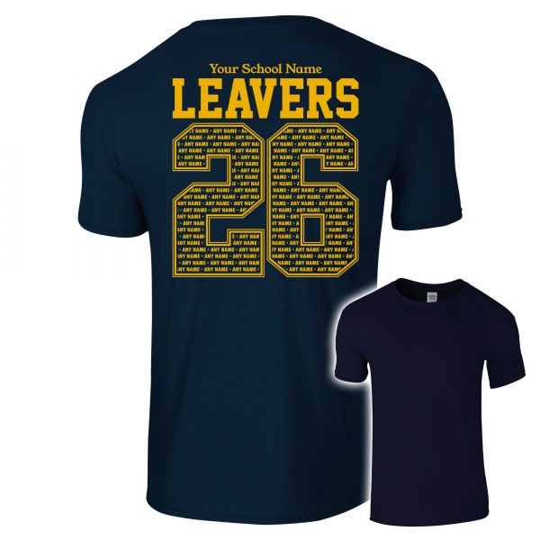 Personalised School Leavers T-Shirts