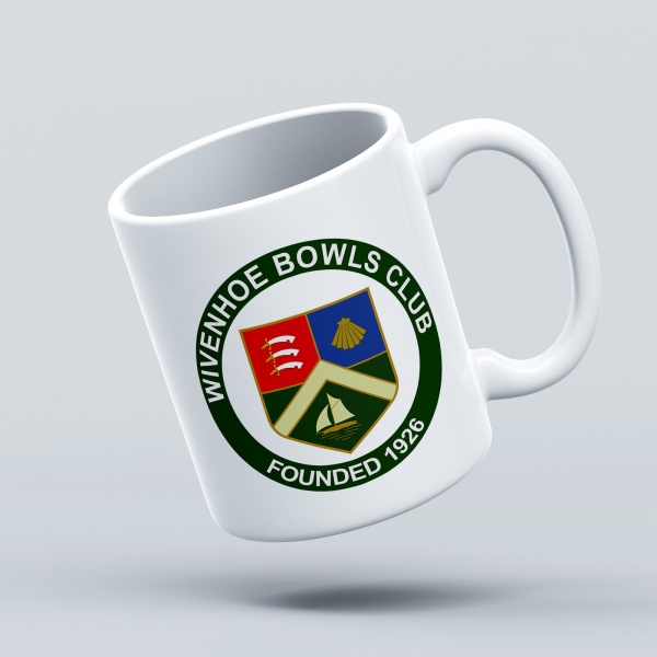 Wivenhoe Bowls Club Mug in White from My Icon Branding