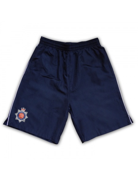 Essex Police Crest Cricket Adults Shorts Piped