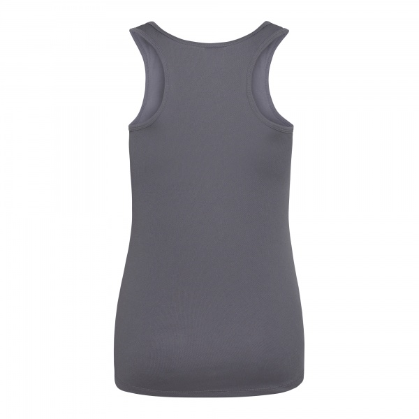 Womens Sports Tank Top Back In Charcoal