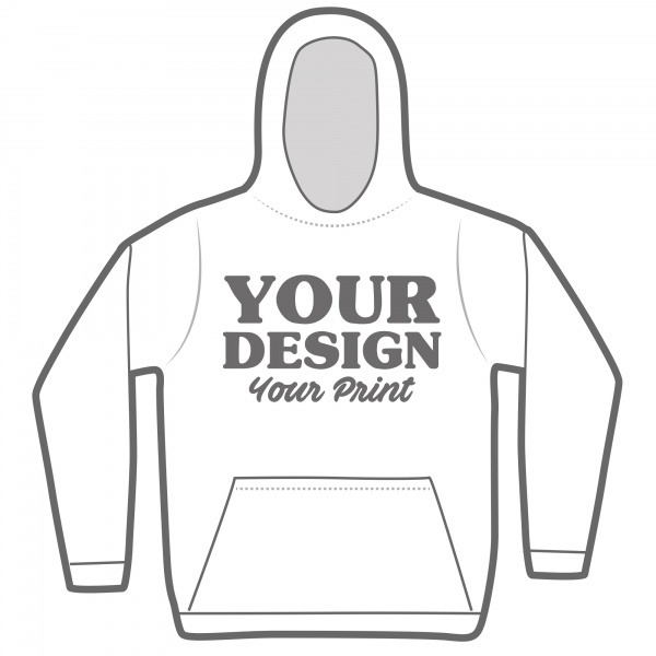 Your Design Or Logo Printed On A Hoodie From My Icon Branding Colchester